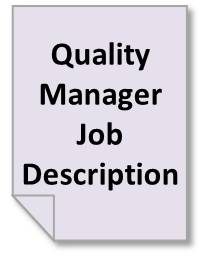 Quality Manager Sample Job Description